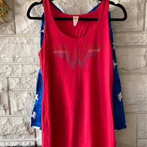 ◽️NWOT Halloween Wonder Woman Dress & Removable Cape - Medium